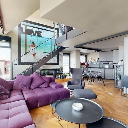 Stylovy Loft S Ohromnou Terasou Daire Bratislava Dış mekan fotoğraf