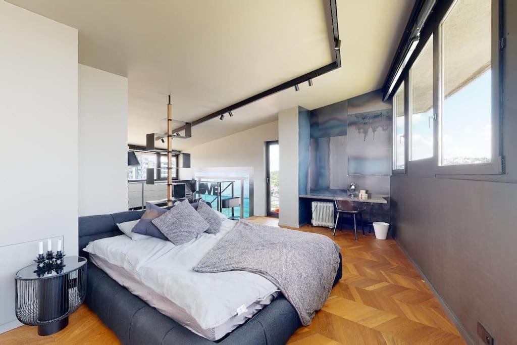 Stylovy Loft S Ohromnou Terasou Daire Bratislava Dış mekan fotoğraf
