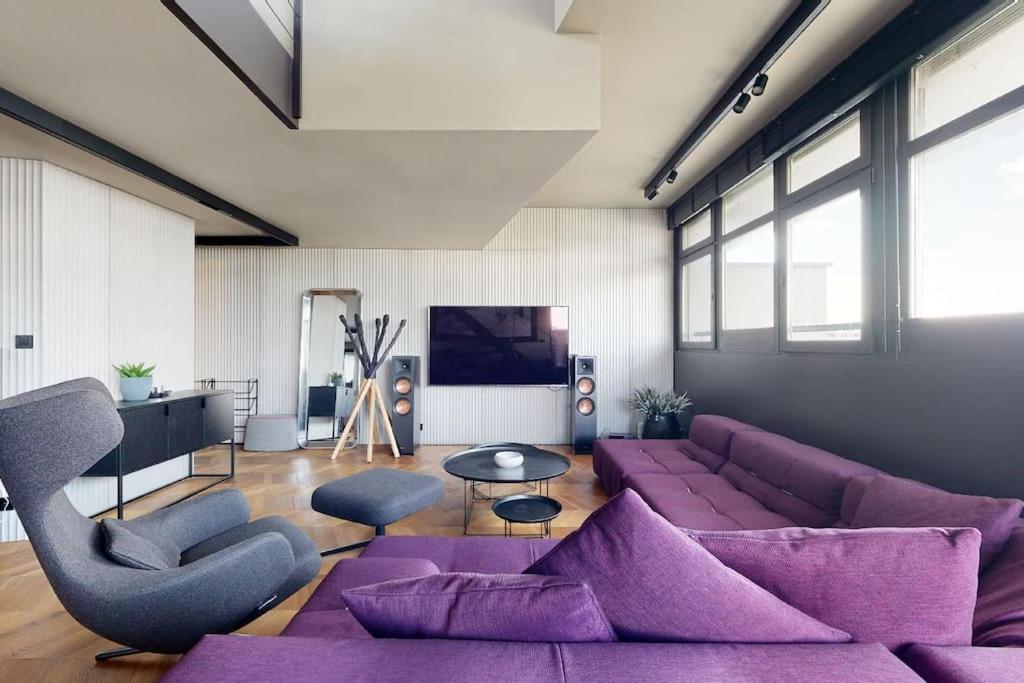 Stylovy Loft S Ohromnou Terasou Daire Bratislava Dış mekan fotoğraf